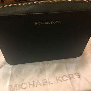 Gently Used Green Michael Kors Crossbody